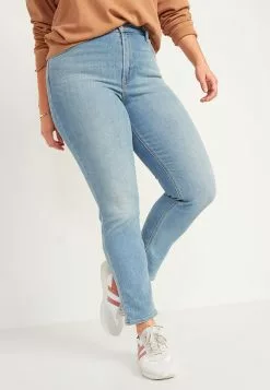 Old Navy High-Waisted Light-Wash Straight-Leg Jeans 11 Old Navy High-Waisted Light-Wash Straight-Leg Jeans -Cykler Salgsbutik old navy 7756 2788395 4