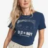 Old Navy EveryWear Logo Graphic Slub-Knit T-Shirt -Cykler Salgsbutik old navy 7778 1022936 1