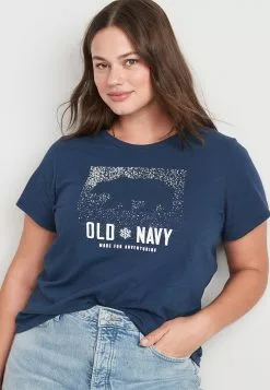 Old Navy EveryWear Logo Graphic Slub-Knit T-Shirt -Cykler Salgsbutik old navy 7785 1022936 6