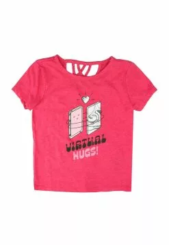 Old Navy Short-Sleeves Graphic Lattice-Back T-Shirt