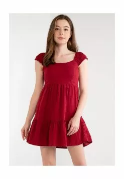 Old Navy Puff-Sleeve Smocked Mini Dress