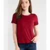 Old Navy Luxe Crew Slub T-Shirt