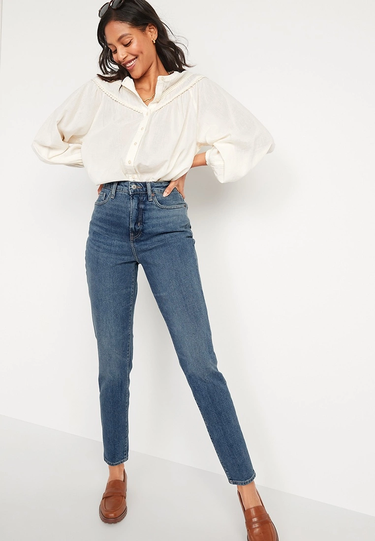 Old Navy Higher Hr Og Straight Medium Clean 6 Old Navy Higher Hr Og Straight Medium Clean - Billede 4