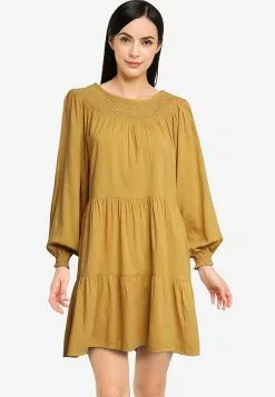 Old Navy Ls Smocked Yoke Swing Mini