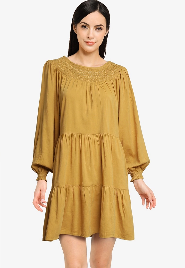 Old Navy Ls Smocked Yoke Swing Mini 3 Old Navy Ls Smocked Yoke Swing Mini