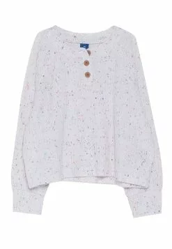 Old Navy D Ls Crop Henley Waffle Top - Bump