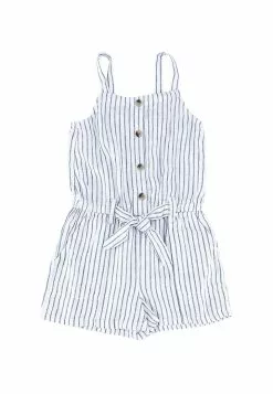 Old Navy Sleeveless Linen Tie Front Romper