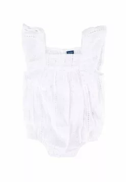 Old Navy Embroidered Ruffle-Trim Romper