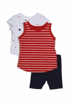 Old Navy T-Shirt, Tank Top and Biker Shorts 3-Pack