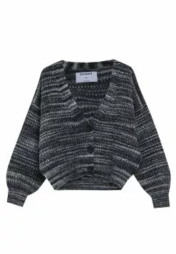 Old Navy Cropped Space-Dye Button-Front Cardigan