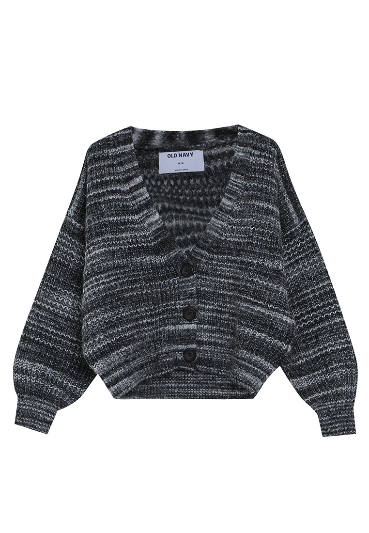 Old Navy Cropped Space-Dye Button-Front Cardigan 3 Old Navy Cropped Space-Dye Button-Front Cardigan