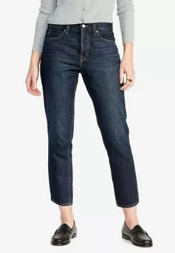 Old Navy Dark Clean Cropped Slouchy Jean