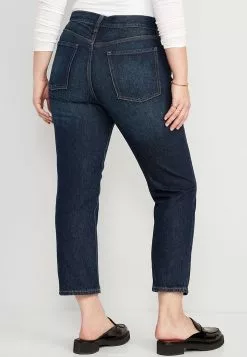 Old Navy Dark Clean Cropped Slouchy Jean -Cykler Salgsbutik old navy 8279 5237995 6