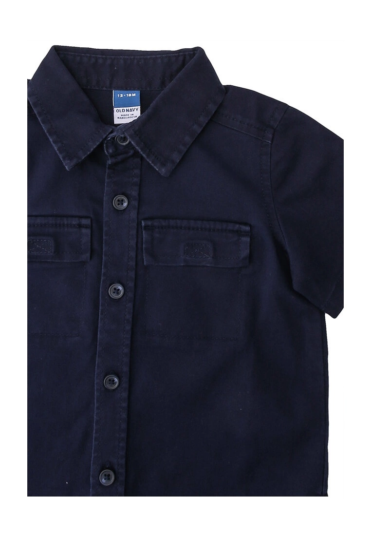 Old Navy Hot Twill Workwear Shirt 5 Old Navy Hot Twill Workwear Shirt - Billede 3