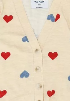 Old Navy Cozy Slub-Knit Printed Button-Front Cardigan -Cykler Salgsbutik old navy 8572 9849736 3