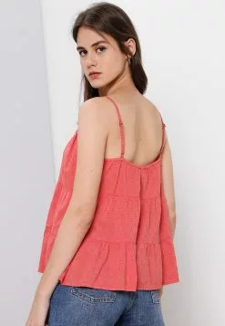 Old Navy Tie Neck Tiered Cami Top -Cykler Salgsbutik old navy 8735 4938116 6