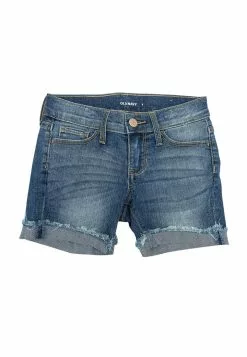Old Navy Rolled Fray-Hem Denim Shorts
