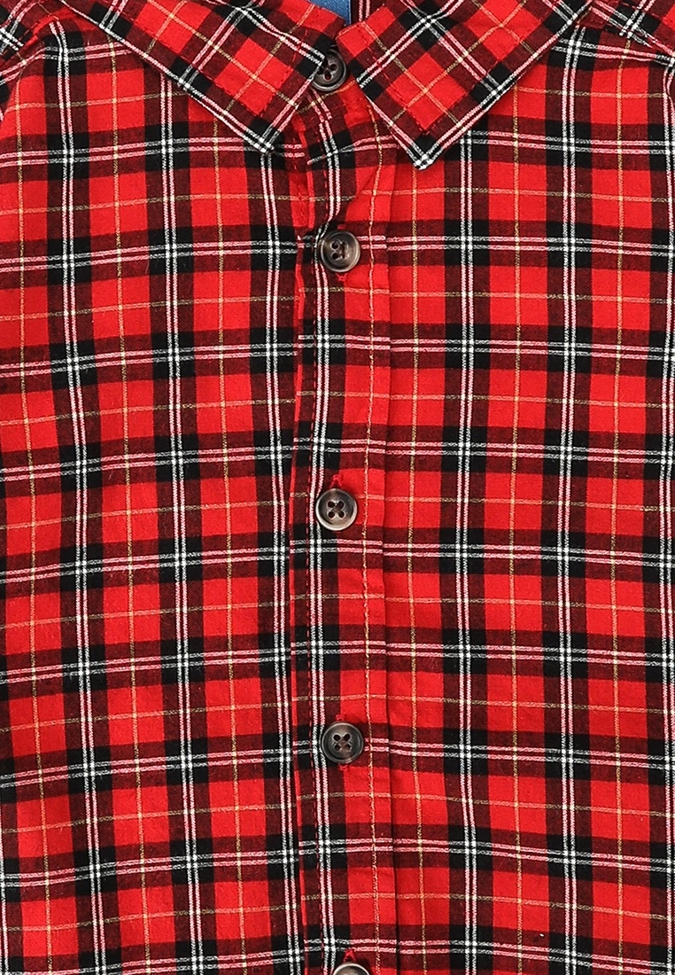 Old Navy Plaid Poplin Shirt 5 Old Navy Plaid Poplin Shirt - Billede 3