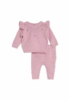 Old Navy Soft-Knit Embroidered Ruffle-Trim Sweater and Pants Set