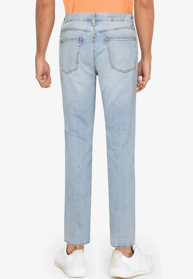 Old Navy Straight Built In Flex Light Wash Jeans 4 Old Navy Straight Built In Flex Light Wash Jeans - Billede 2