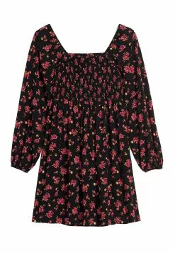 Old Navy Fit & Flare Puff-Sleeves Floral Smocked Mini Dress -Cykler Salgsbutik old navy 9089 9402936 8