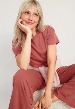 Old Navy Sunday Sleep Cropped Lounge T-Shirt -Cykler Salgsbutik old navy 9097 8402936 3