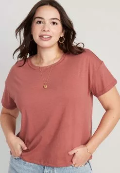 Old Navy Sunday Sleep Cropped Lounge T-Shirt -Cykler Salgsbutik old navy 9097 8402936 4