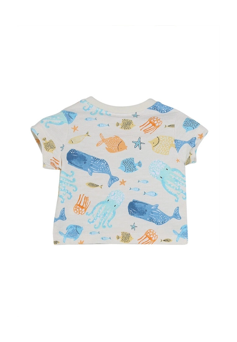 Old Navy Underwater Print Tee 4 Old Navy Underwater Print Tee - Billede 2