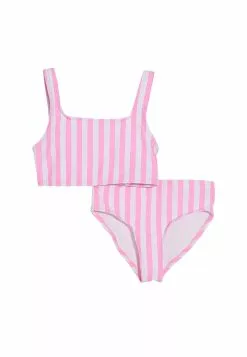 Old Navy Square Neck Stripe Swimwear