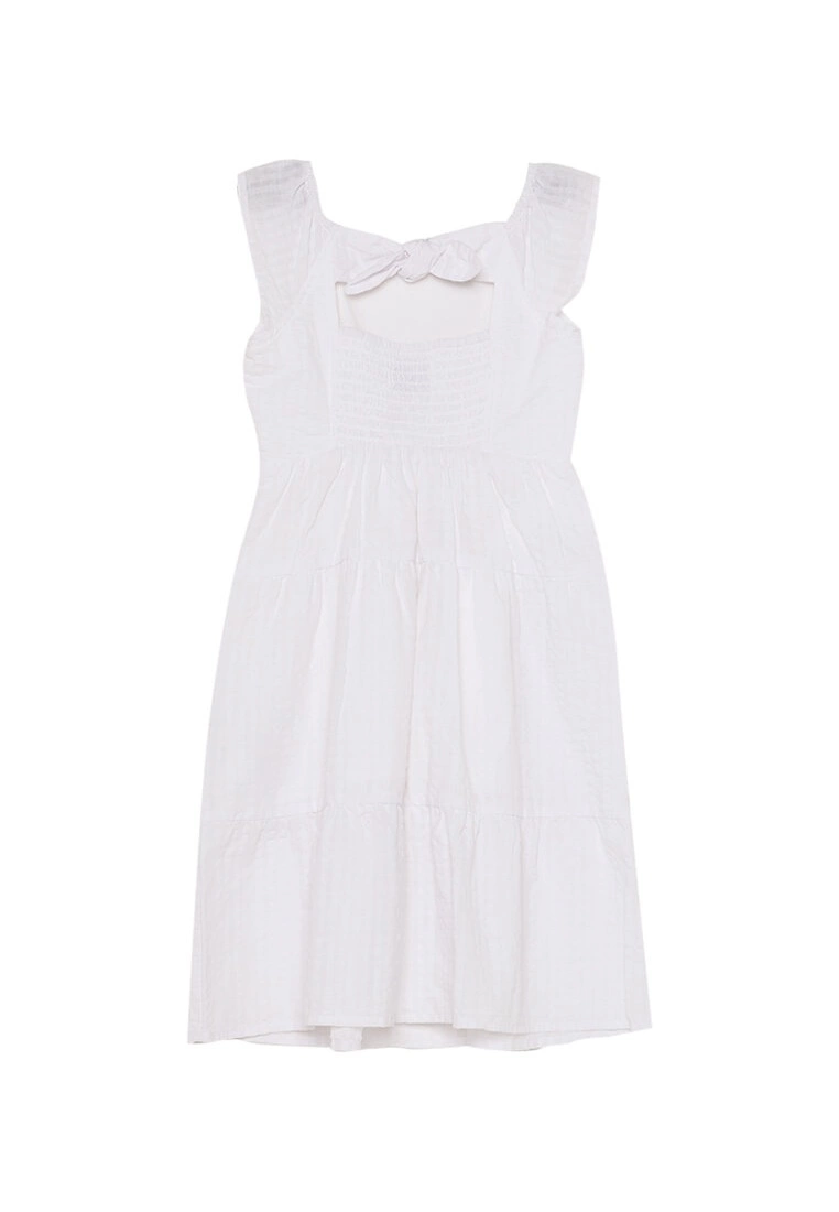 Old Navy All Day Lofty Seersucker Bow Midi Dress 4 Old Navy All Day Lofty Seersucker Bow Midi Dress - Billede 2