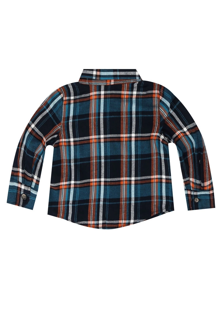 Old Navy Long-Sleeve Plaid Pocket Shirt 4 Old Navy Long-Sleeve Plaid Pocket Shirt - Billede 2