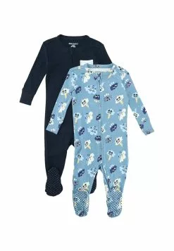 Old Navy Long Sleeves Footed Night Bodysuit 2-Pack