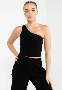 Old Navy Powerchill Longline One Shoulder Sports Bra