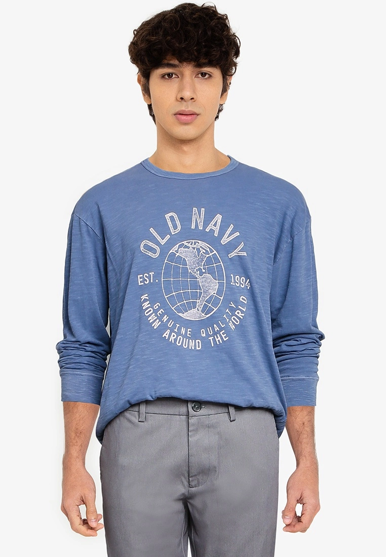 Old Navy Heritage Logo Slub T-shirt 3 Old Navy Heritage Logo Slub T-shirt