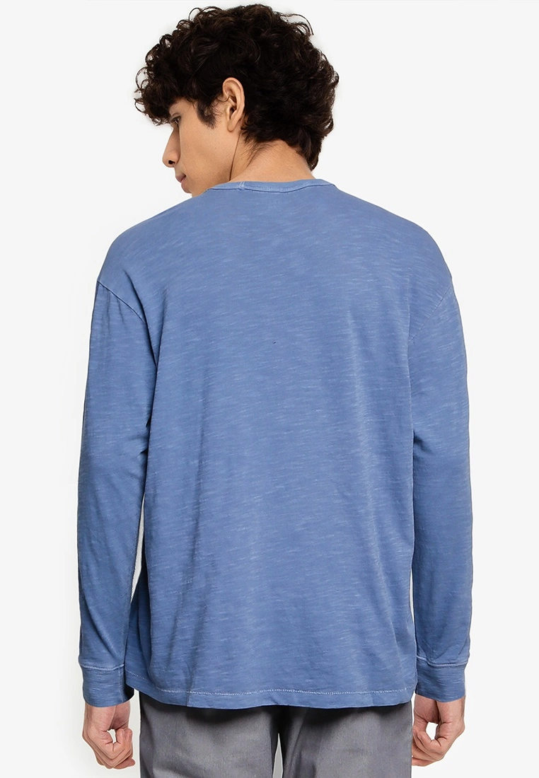 Old Navy Heritage Logo Slub T-shirt 4 Old Navy Heritage Logo Slub T-shirt - Billede 2