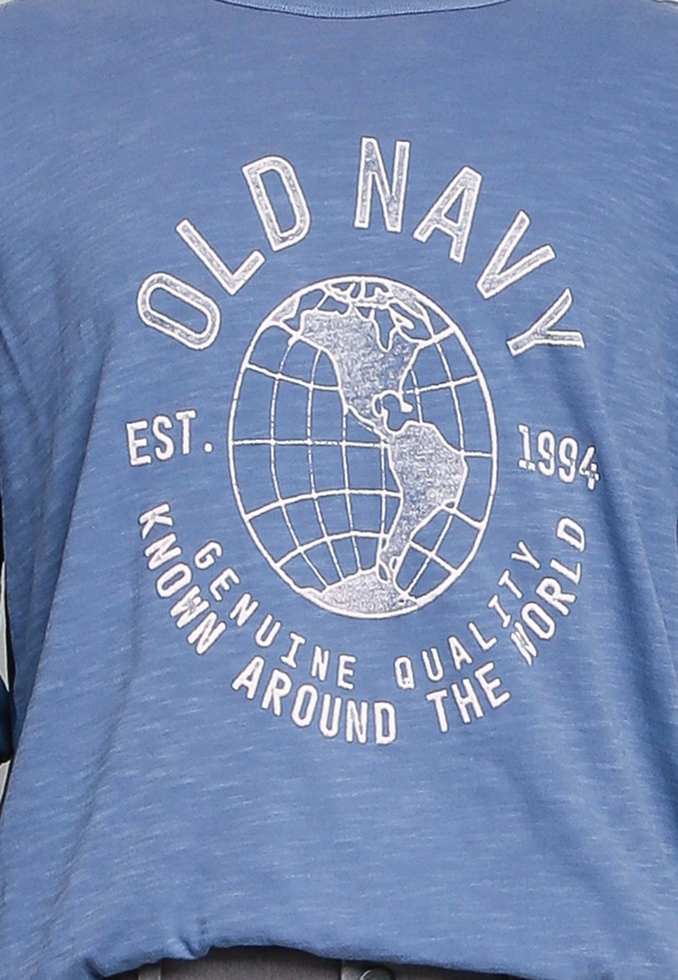 Old Navy Heritage Logo Slub T-shirt 5 Old Navy Heritage Logo Slub T-shirt - Billede 3