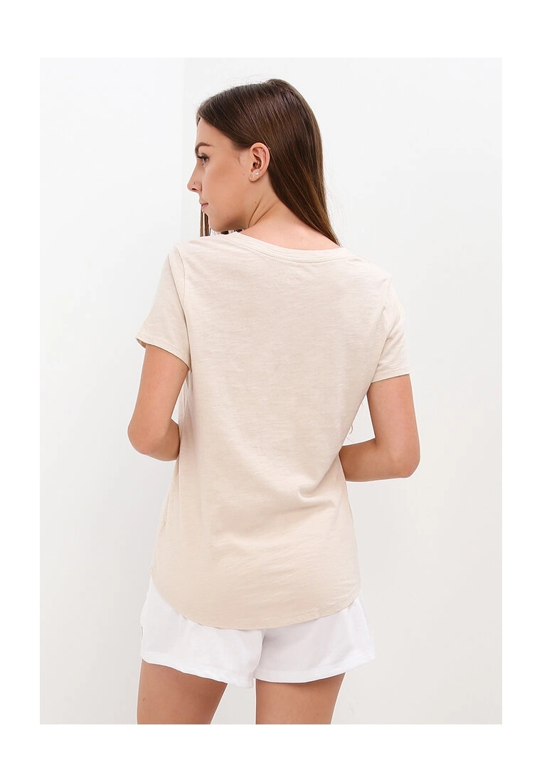 Old Navy Ss Ew Vee Slub 5/8 Set In 4 Old Navy Ss Ew Vee Slub 5/8 Set In - Billede 2