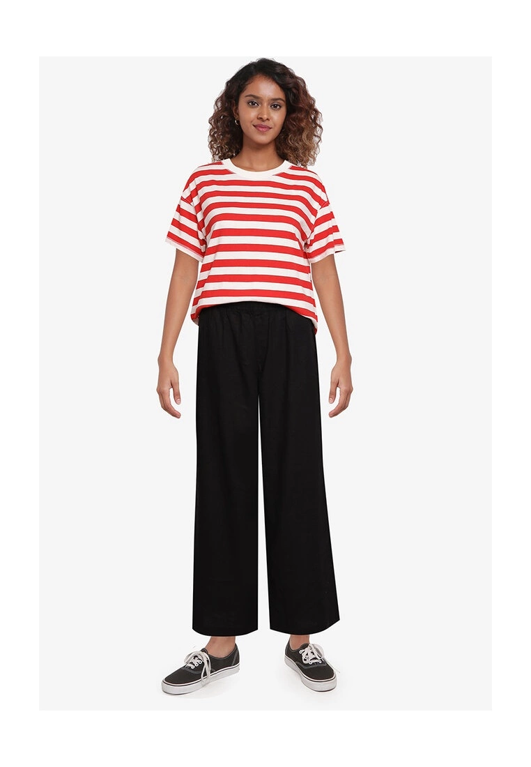 Old Navy Hot Linen Wide Leg Pants 6 Old Navy Hot Linen Wide Leg Pants - Billede 4