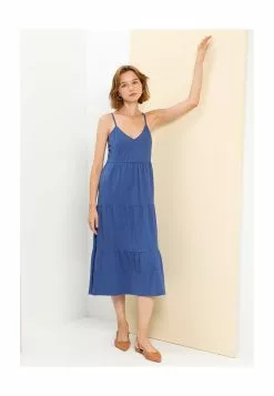 Old Navy Tiered Slub-Knit Midi Cami Swing Dress -Cykler Salgsbutik old navy 9569 7490716 5