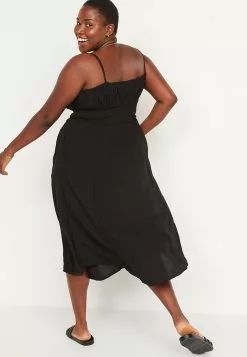 Old Navy Hot Sl Smocked Waist Cami Midi - Solid -Cykler Salgsbutik old navy 9580 4740206 5