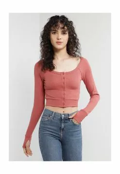 Old Navy UltraLite Rib-Knit Ultra-Cropped Cardigan Top