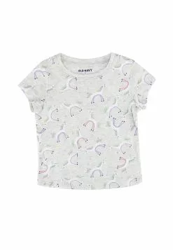 Old Navy Printed Crew-Neck T-Shirt
