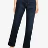 Old Navy Mid-Rise Dark-Wash Power Slim Straight Jeans