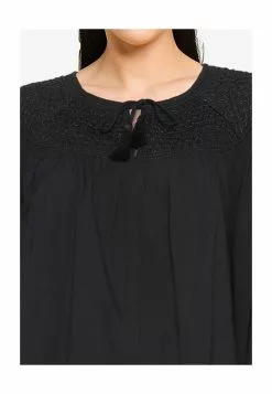 Old Navy Circular Smocked Split Neck Blouse -Cykler Salgsbutik old navy 9821 7830506 3