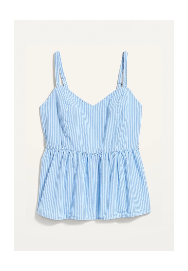 Old Navy Striped Smocked Babydoll Cami Swing Top 9 Old Navy Striped Smocked Babydoll Cami Swing Top - Billede 7