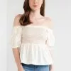 Old Navy Off The Shoulder Smocked Babydoll Swing Blouse -Cykler Salgsbutik old navy 9948 4875626 1