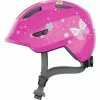 Abus Smiley 3.0 Pink Butterfly - Lyserød -Cykler Salgsbutik abus smiley 3 0 pink butterfly lyserod 67258 0 500x500 1